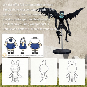 โมเดลอะนิเมะของเล่นตุ๊กตาอะนิเมะรูปความตายโครงกระดูกหุ่นตัวการ์ตูนรัยอะนิเมะ - Product Image 4