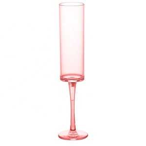Verre à <span class=keywords><strong>champagne</strong></span> carré en plastique transparent de 6 oz, adapté aux fêtes, anniversaires, mariages et autres occasions. - Product Image 4