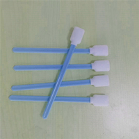 Écouvillon de nettoyage personnalisé 707 blanc en PP avec pointe en mousse pour imprimante, pour salle blanche
