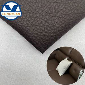 Litchi Texture Cuir <span class=keywords><strong>Tissu</strong></span> 1200 Fréquence Usure Résistance Aux Rayures PVC Faux Cuir Meubles Rembourrage Décoratif - Product Image 6