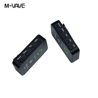 Écouteurs sans fil M-VAVE WP-9 avec moniteur, émetteur-récepteur 2.4G rechargeable, prise en charge de l'enregistrement stéréo et mono, fonction Cuvave