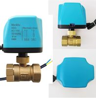 Vanne à boisseau sphérique électrique à moteur CC pour eau haute température, 2 ou 3 voies, 1/2 pouce, avec mini actionneur 5V 12V 24V 220V OEM