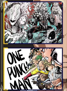 Nuevo One Punch Man Collection Card A5 Board Flash Card Rare Anime Character Saitama Genos Game Playing Cards Juguetes Regalo - Product Image 5