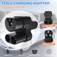 Nouveau DC CCS2 vers Tesla modèle 3/Y/S/X adaptateur de véhicule de voiture électrique adaptateur de connecteurs Ev