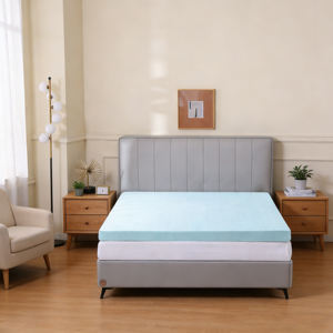 Matelas en mousse à mémoire de forme, rafraîchissant, hypoallergénique, respirant, écologique, 50 mm d'épaisseur, design moderne, hôtel, maison, adulte, grand lit - Product Image 1