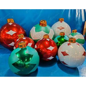 ลูกบอลคริสต์มาสขนาดใหญ่พิมพ์โลโก้ตามสั่ง ลูกบอลสะท้อนแสงสำหรับโฆษณา ลูกบอลกระจกสำหรับตกแต่งงานคริสต์มาสเพื่อการส่งเสริมการขาย - Product Image 1