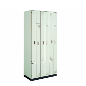 Armario con Forma de Z, Armario para Personal, Armario Metálico de Acero para Hogar, Dormitorio, Escuela, Gimnasio, Almacenamiento - Product Image 4