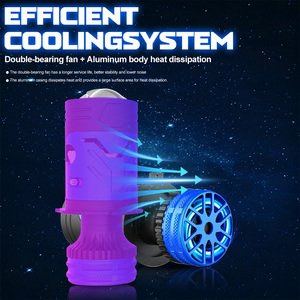 Xenplus Extremadamente brillante P24B Mini proyector H4 de alta potencia de <span class=keywords><strong>170</strong></span> vatios 56000LM Bombillas de faros LED con foco de luz de haz Alto y Bajo - Product Image 5