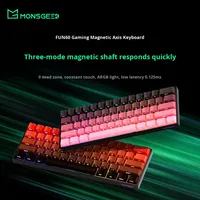 Clavier de jeu magnétique FUN60 Ultra New TMR/HE avec interrupteurs magnétiques RT à plage complète de 0,01 mm pour clavier en aluminium