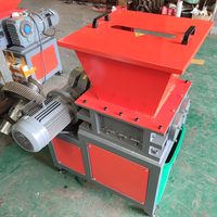 Déchiqueteuse universelle 180E à double essieu pour le recyclage des pneus, du métal, du plastique et des déchets solides, avec moteur automatique pour le traitement de l'aluminium