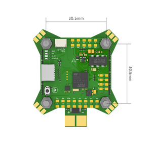 Ventes chaudes IFlight F745+E55 4-en-1 55A ESC STM32F745 Flight Stack 2-6S Métal 23g DPS310 Baromètre pour la course et le vol longue portée - Product Image 2