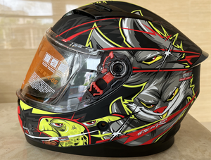 ドット認定複数サイズ若者用カスコオートバイヘルメット漫画フルフェイスヘルメット子供用 - Product Image 3