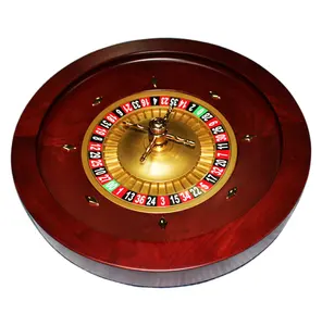 Ruleta de madera para mesa de Casino profesional, rueda de ruleta para juego