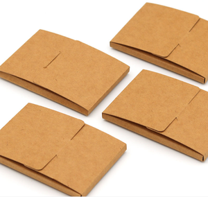 Kotak Kemasan Kado Kertas Kraft Coklat 400g Ukuran Kecil 7*10 cm Lipat dengan Penutup Tab, Murah untuk Usaha Kecil