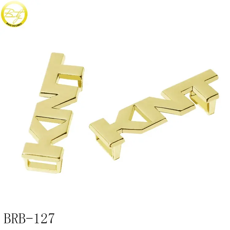 Breloques de lacet en métal avec lettres dorées personnalisées, accessoire de maillot de bain en alliage métallique, ajusteur de boucle pour bikini