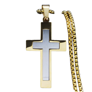 Мужская цепочка с подвеской из нержавеющей стали - Product Image 1