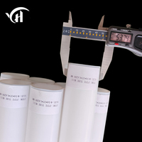 Tubes et tiges creuses moulées en PTFE 100 % vierge de fabrication chinoise, résistance chimique pour l'usinage CNC, tailles personnalisées disponibles