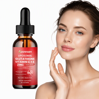 VitaSpring OEM Gouttes Liposomales de L-glutathion Vitamine C+E Zinc Suppléments Éclaircissants pour la Peau Gouttes Liquides Liposomales de L-glutathion