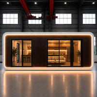 Maisonnette mobile moderne en forme de cabane, préfabriquée, pour glamping, pod de villégiature, pour l'éco-tourisme, bureau de jardin, studio, bâtiment