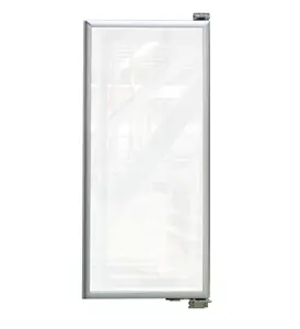 Dikey vitrin/içecek soğutucuları ekran soğutucu ve braket ile çift sırlı cam cam kapılar