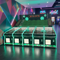 Simulateur d'arcade de course de chevaux personnalisable Rong Xiang pour cinq joueurs, en bois et métal, fabriqué au Guangdong, boîtier en bois, version anglaise, 220V, jeu à monnayeur