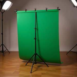 Kit de support de toile de fond 5x6,5 pieds, trépied en métal pour studio photo et événements - Product Image 2