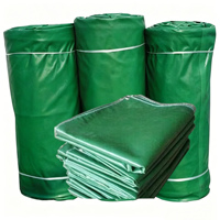 Bâches en PVC enduit imperméables pour la construction temporaire, les tentes de camping, les installations de stockage, les couvertures de chargement et les activités de camping - Tissu tissé