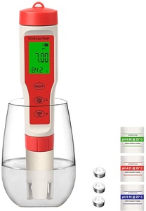 เครื่องวัดค่า PH/TDS/EC/TEMP น้ำบริสุทธิ์ 4 in 1 เครื่องตรวจจับค่า PH ผลไม้แบบมัลติฟังก์ชั่น เครื่องทดสอบ TDS EC เครื่องวิเคราะห์คุณภาพน้ำสำหรับระบบไฮโดรโปนิกส์ - Product Image 2