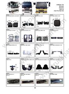 กระจังหน้าโครเมียม105ซม. สำหรับรถอีซูซุ DECA270 DECA320 FSR FTR - Product Image 3