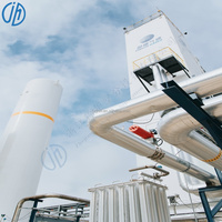 Usine industrielle de distillation à double tour JINHUA pour oxygène/azote liquide basse pression, avec moteur PLC, pour engrais chimiques et applications électroniques
