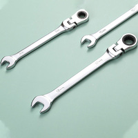 Outils automobiles, réparation automobile, clé à cliquet métrique OEM en acier au carbone, qualité industrielle, tête flexible universelle réversible, 2000 lb-ft max