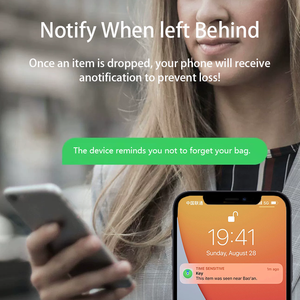 ミニGPSスマートトラッカーエアタグApple IOSシステム用Bluetoothチャイルドファインダーとペットカーロストトラッカープラスチック製 - Product Image 5