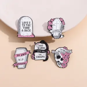 Stock Factory Supplier Free Sample Personalized Design Custom Soft Enamel Pin With Words