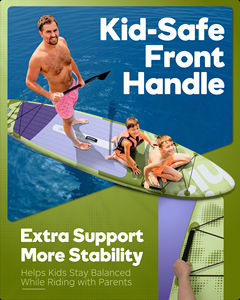 Planche à pagaie <span class=keywords><strong>gonflable</strong></span> 11'6''x35''x6'' pour les familles, tous les accessoires inclus, matériau Drop Stitch pour le yoga et les sports nautiques - Product Image 5