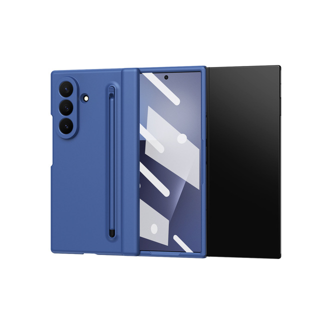 High Quality Three Fold Phone case for Samsung Z TriFold Featuring a Pen Slot Pen Holder Screen Protector Protective Cover