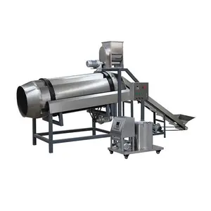 Pinda Popcorn Cashew Zonnebloem Gebakken Maïs Vlokken Drum Coating Aroma Kruiden Mixer Machine