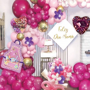 Hoàng tử bối cảnh chúc mừng sinh nhật bóng đặt Feliz cumpleaos rùa vàng lá liễu lá Tây Ban Nha trang trí bên Vòng Hoa - Product Image 2