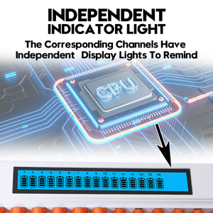 Caricabatteria ni-mh caricabatterie intelligente ZN1681C 1.2V 9v DC bianco Limno2 <span class=keywords><strong>carica</strong></span> <span class=keywords><strong>batteria</strong></span> <span class=keywords><strong>carica</strong></span> luminosa Usb 12 <span class=keywords><strong>Volt</strong></span> CE FCC ROHS PSE - Product Image 4