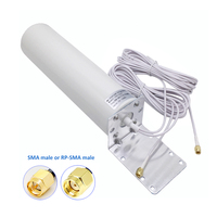 Antena Exterior de Alta Ganancia de 12dBi para Estación Base, Omnidireccional, MIMO, Impermeable, WiFi 2.4G, 5G, 4G LTE