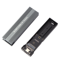 Boîtier Ssd PCIe NVMe Sata Ngff M.2 double protocole USB-C 10Gbps 2230 2242 2260 2280 B + M Key M Key Type C M2 Nvme Ssd Enclosure
