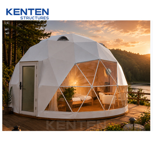 KENTEN permanente glamping tenda struttura esterna hotel domo domes tenda campeggio all'aperto tende glamping con bagno per airbnb - Product Image 1