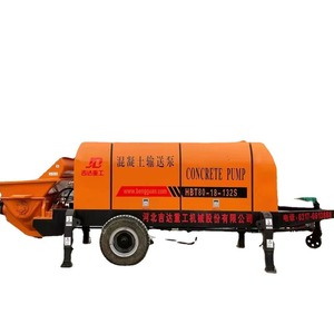 Bomba de hormigón Hbt80 16 110s, bomba de hormigón móvil diésel para obra de construcción - Product Image 4