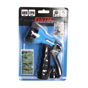 FIXTEC ABS+TPR Buse de pulvérisation d'eau réglable avec carte blister FHGW02 Pulvérisateur de peinture sans air FHGW02 FHGW02 Pulvérisateur de peinture sans air - Product Image 6