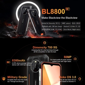 Prix usine <span class=keywords><strong>Blackview</strong></span> <span class=keywords><strong>BL8800</strong></span> 5G téléphone robuste 8 Go + 128 Go téléphone caméra de nuit infrarouge - Product Image 3