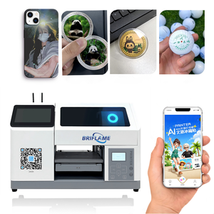 A5 akıllı UV yazıcı küçük UV BASKI MAKİNESİ telefon kapakları için Golf topları alüminyum akrilik A3 mobil uygulama API bağlantı desteği - Product Image 1
