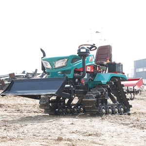 Cultivadora Rotativa de 35Hp para Operaciones Agrícolas, Cultivadora Rotativa con Orugas de Goma, Cultivadora Rotativa para Sequía, Maquinaria de Construcción - Product Image 5