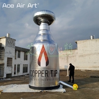 Modèle de Coupe Stanley gonflable personnalisé avec logo pour la publicité sportive et la décoration d'événements en plein air, trophée gonflable géant