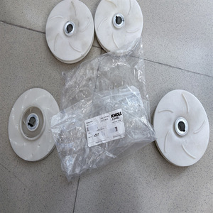 Impeller KNOLL 4317 136 mm pour pompe centrifuge de refroidissement TG40-36, lame courbée en alliage de zinc - Product Image 2