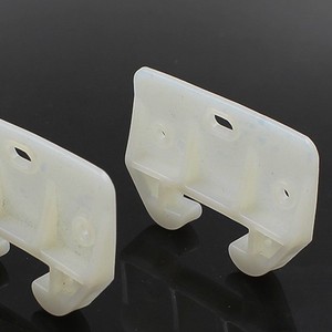 White <b>Plastic</b> Crab Claw <b>Hook</b> Support Rectangle Punch Free Wall Storage Accessory - Product Image 3