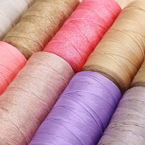 Mercerisé coton lin ceinture plate corps léger glace soie ligne creuse bricolage <span class=keywords><strong>été</strong></span> tissé à la main <span class=keywords><strong>chapeau</strong></span> coussin couverture chaussures crochet teint - Product Image 3